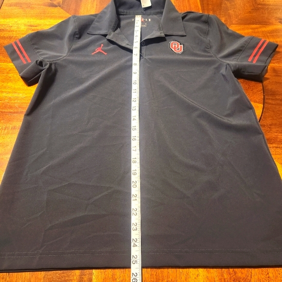 Air Jordan Nike OU Oklahoma Sooners On Field Apparel Short Sleeve Dri-Fit Shirt - Picture 5 of 12